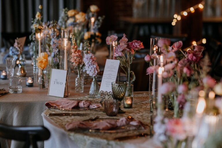 Wedding table decor